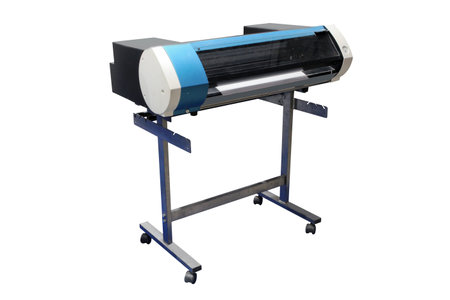 copying machine under thew white background