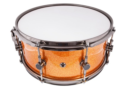 The image of a drum under a white backgroundの写真素材