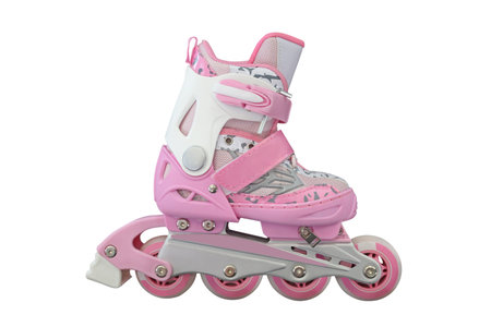 Image of roller skate under the light background