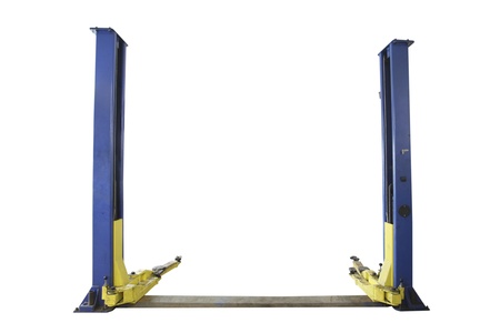 Image of a car repair garageの写真素材