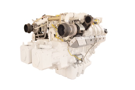 The image of an engine isolated under the white backgroundの写真素材