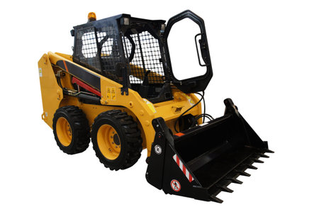 small wheeled tractorの写真素材