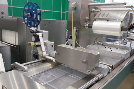 The image of a food packing industry equipment