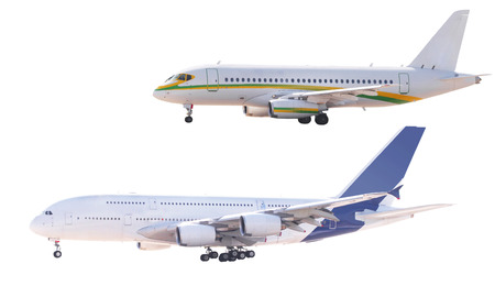 The image of an airplaneの写真素材