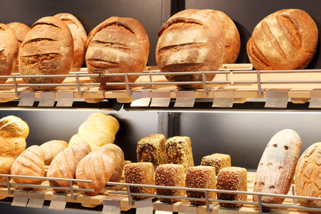 the image of an Assorted kinds of fresh baked bread