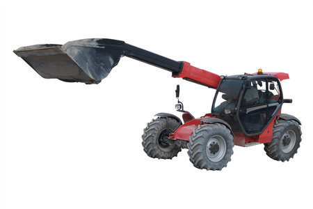 the image of loader under the white background