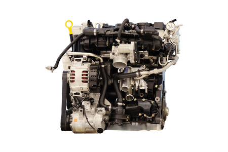 image of an engine isolated under the white backgroundの写真素材
