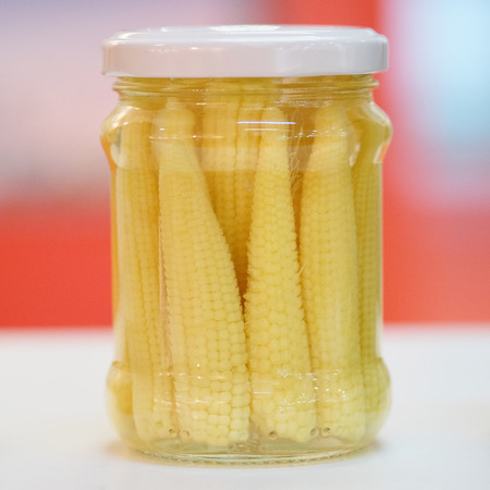 image of a canned vegetablesの写真素材
