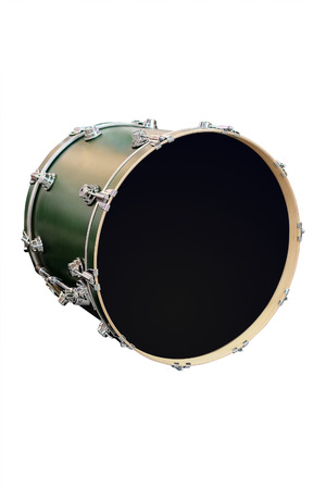 image of drum under the white backgroundの写真素材