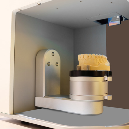 dental specialities under the white backgroundの写真素材