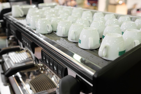 coffee-machine under the white backgroundの写真素材