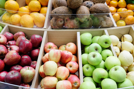 image of a different fruitsの写真素材