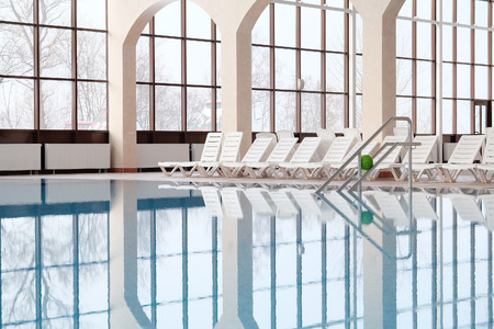 The image of hotel poolのeditorial素材