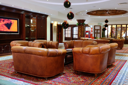 Interior of hotel hallのeditorial素材