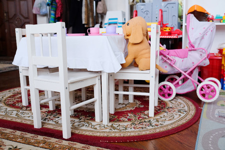 Empty children's playroomの写真素材