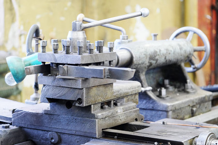 image lathe machine in a workshop