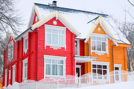 Holiday apartment - wooden cottageの写真素材