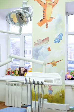 Dentist tools and equipmentのeditorial素材