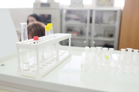The image of test tubesの写真素材