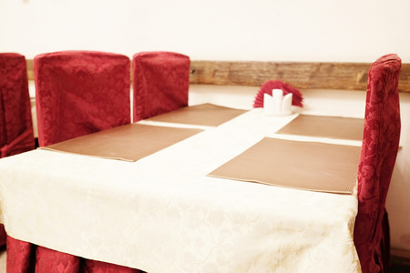 Interior of a restaurantの写真素材