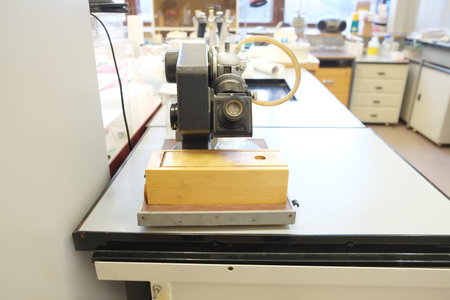 Equipment for conducting experiments in laboratory.