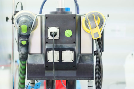 Suspension system for mounting grinding machines