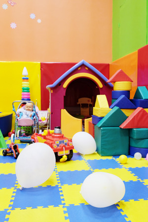 Empty children's playroomの写真素材