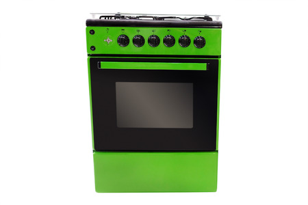 Close up image of the gas stoveの写真素材