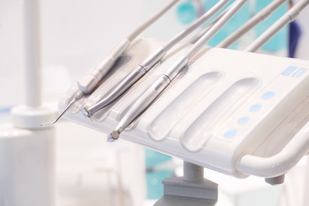 The image of a dental drilling machineの写真素材