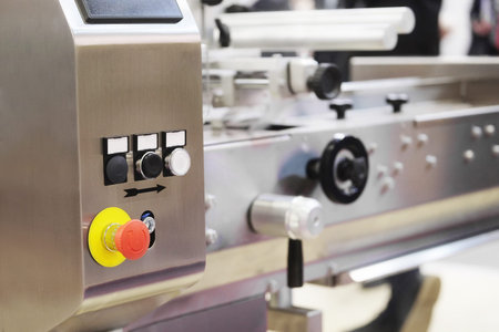The image of a food packing industry equipment in bakery