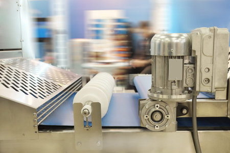 Production line at bakery