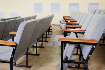Rows of chairs in the hall