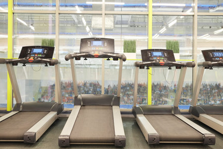 image of treadmills in a fitness hall