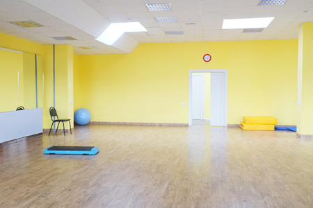 Interior of a fitness hallの写真素材