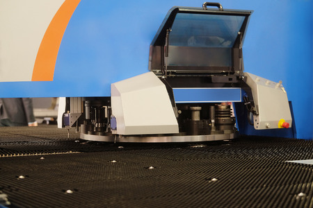 The image of metal-working machineの写真素材