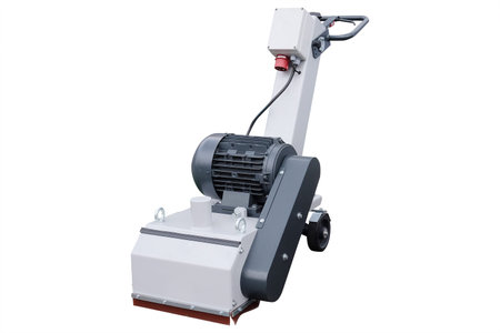 manual road repair machine isolated under the white background