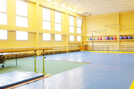 Interior of a fitness hallの写真素材