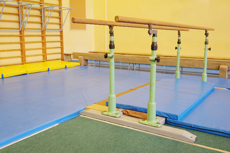 Interior of a fitness hallの写真素材