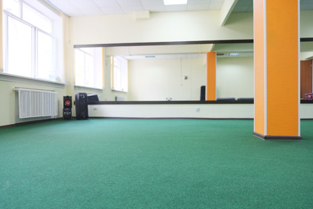 Interior of a fitness hallの写真素材