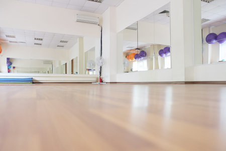 Interior of a fitness hallの写真素材