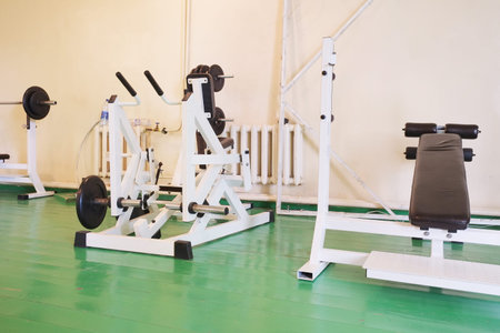 The image of a fitness hall