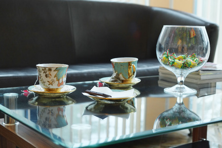 Interior of a waiting roomの写真素材