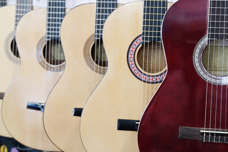 The image of a guitarの写真素材