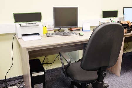 Interior of a modern officeの写真素材