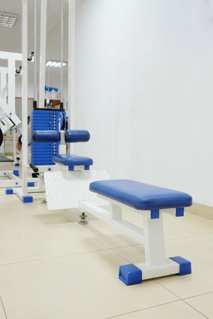 Interior of a fitness hallの写真素材