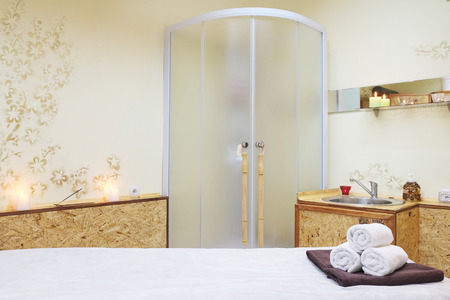 Interior of a massage roomのeditorial素材