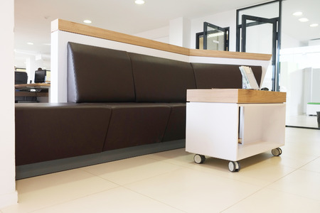 Interior of a waiting roomのeditorial素材