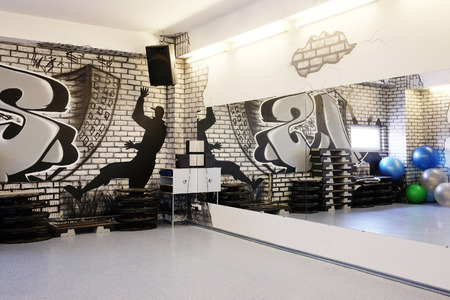 Interior of a fitness hallのeditorial素材