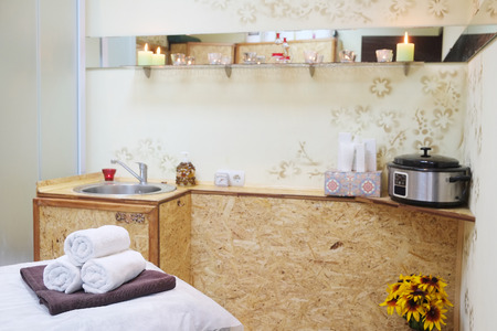 Interior of a massage roomのeditorial素材