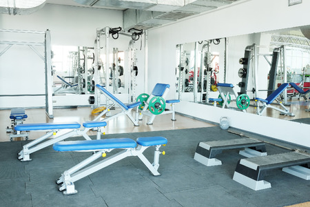 Interior of a fitness hallのeditorial素材